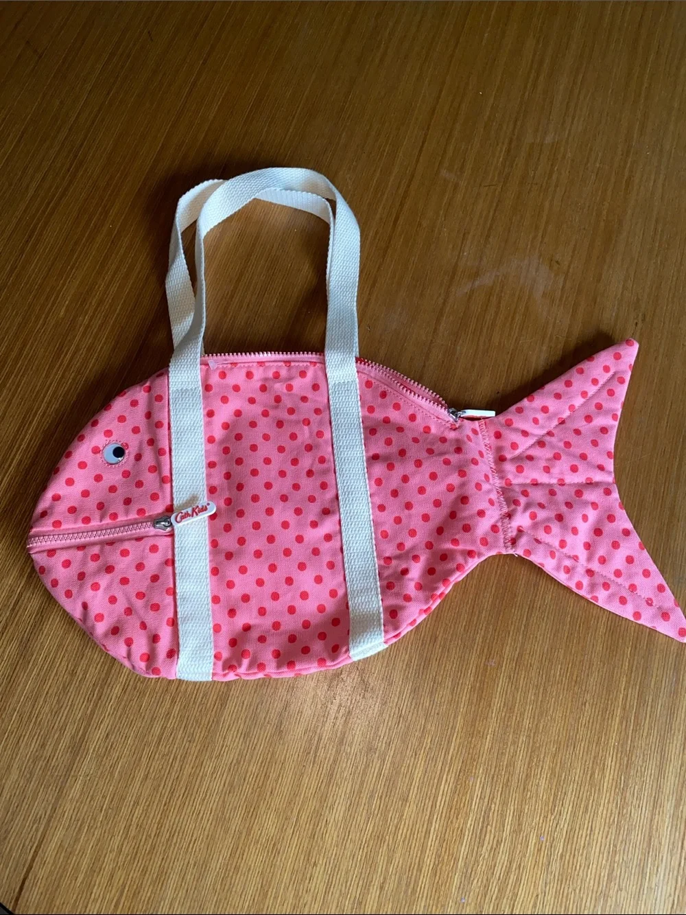 NWOT Cath Kidston Fish Shape Tote Purse Bag Cath Kids HARD TO FIND